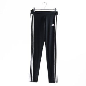Adidas - Black and White Athletic Leggings (Women's Size Large)